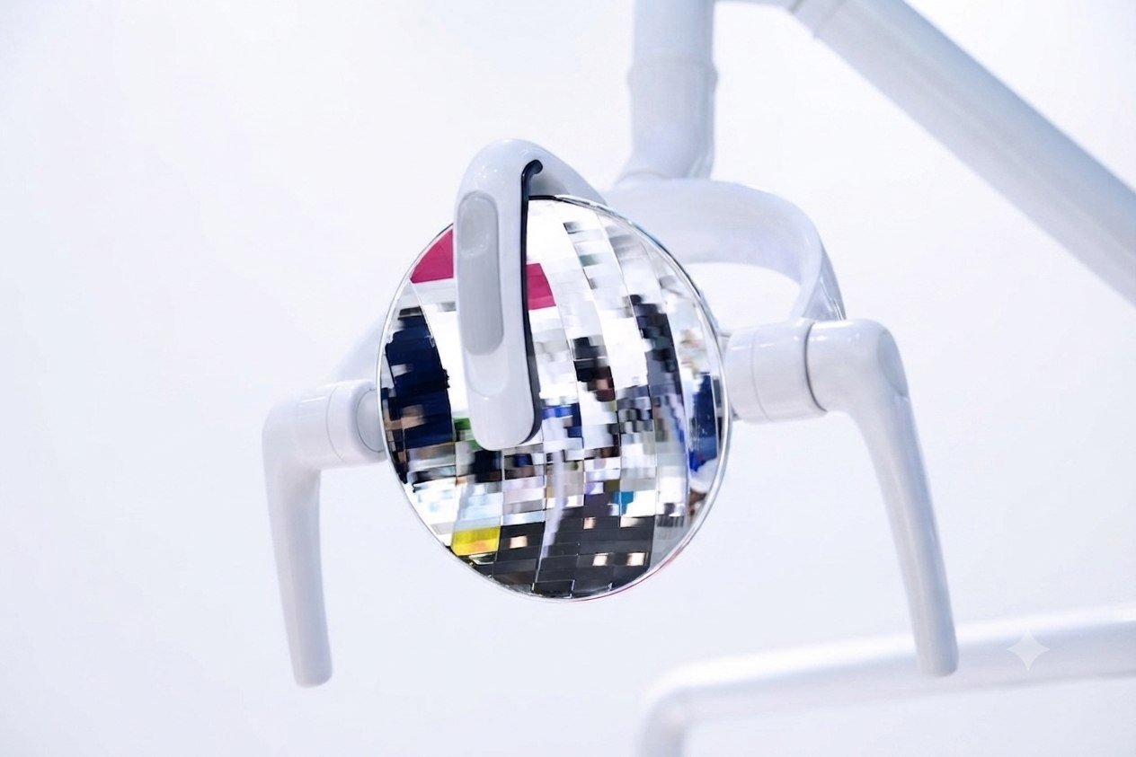 Detalle de la lámpara odontológica de la unidad ZIRA SMART+